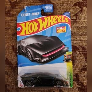 This is a Hot Wheels HW K.I.T.T. Concept diecast car, part of the 2022 HW Exotic